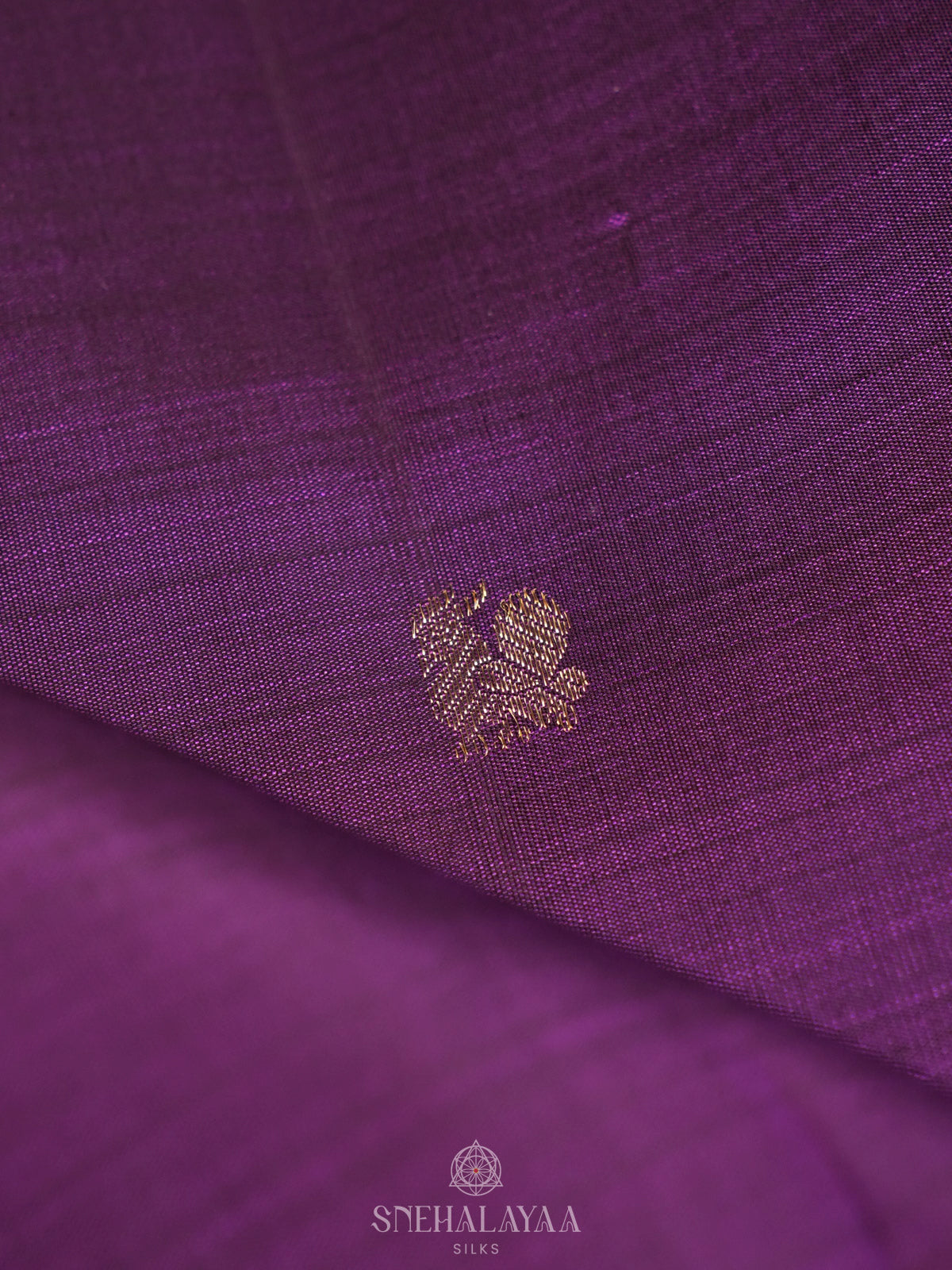 Purple Kanjivaram Silk Saree