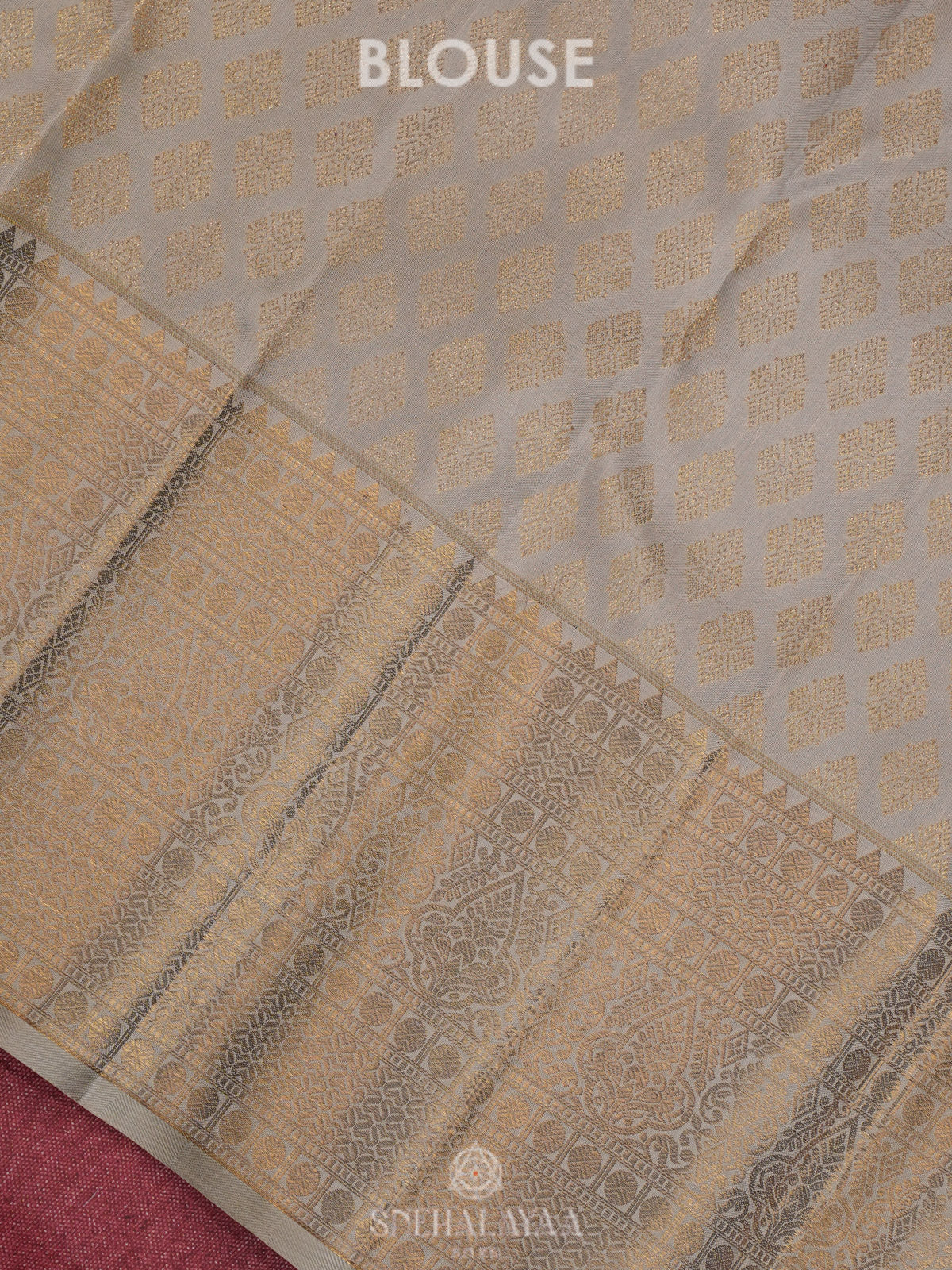 Purple Kanjivaram Silk Saree