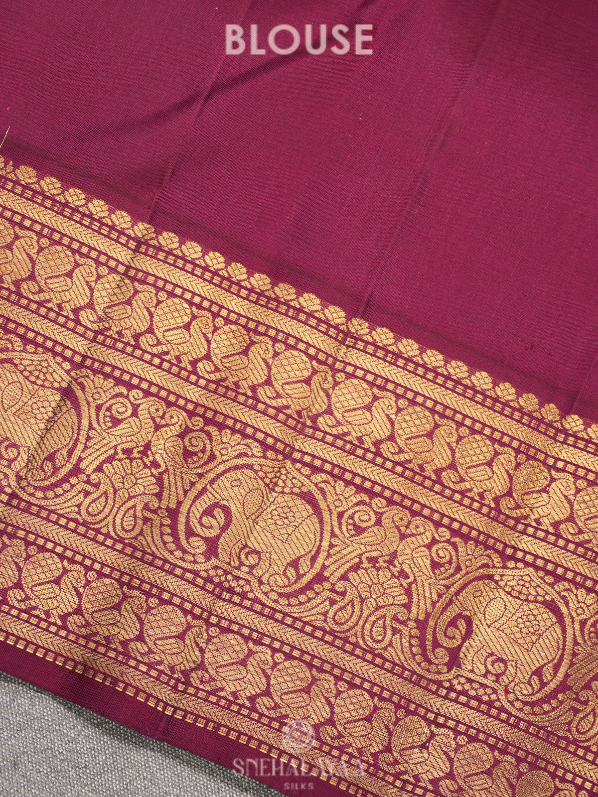 Mago Yellow Kanjivaram Silk Saree