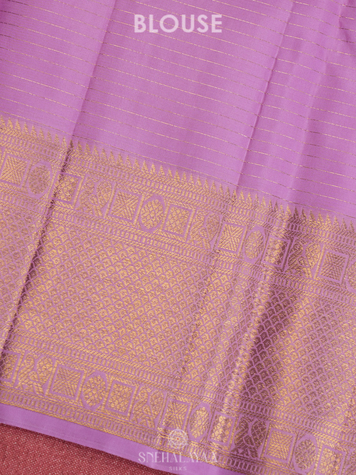 Lavender Kanjivaram Silk Saree