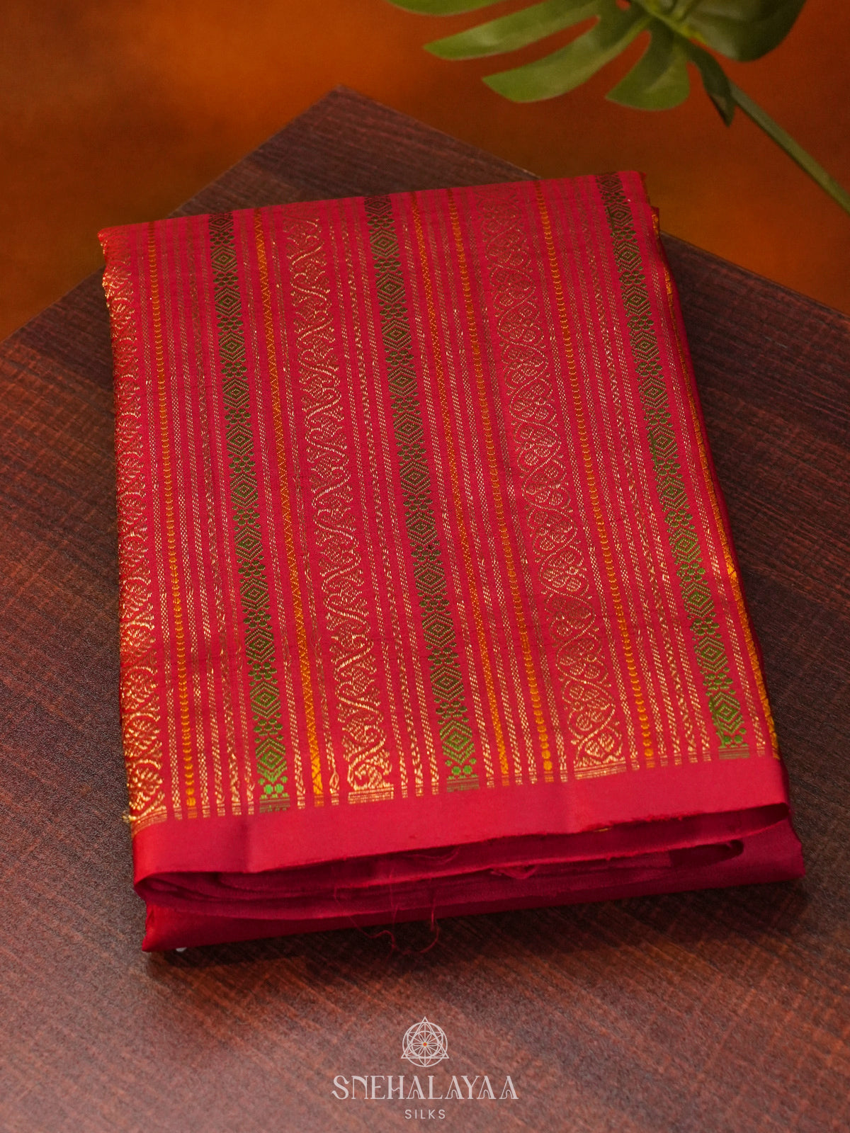 Red Kanjivaram Silk Saree