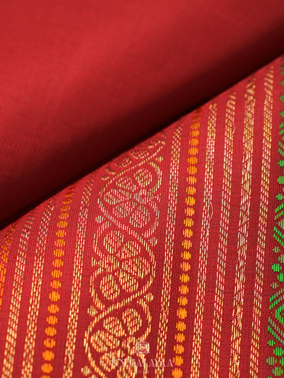 Red Kanjivaram Silk Saree