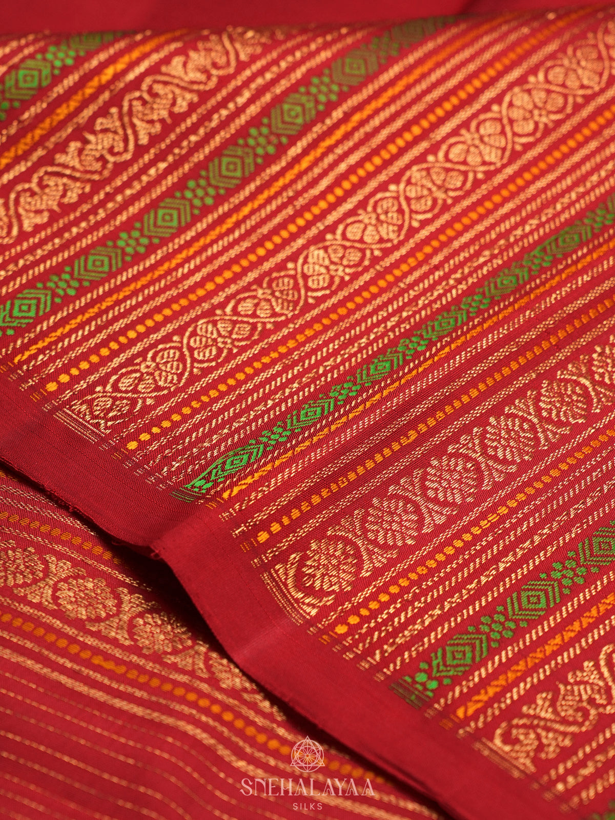 Red Kanjivaram Silk Saree