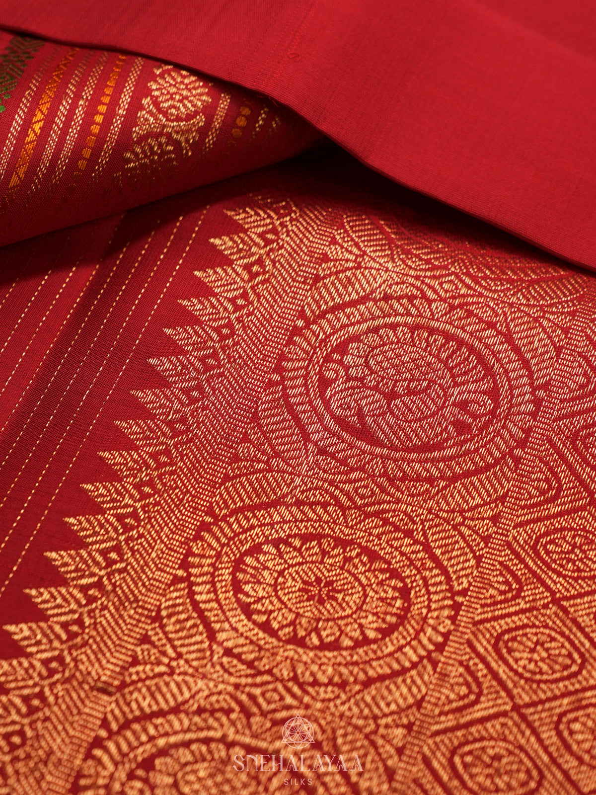 Red Kanjivaram Silk Saree
