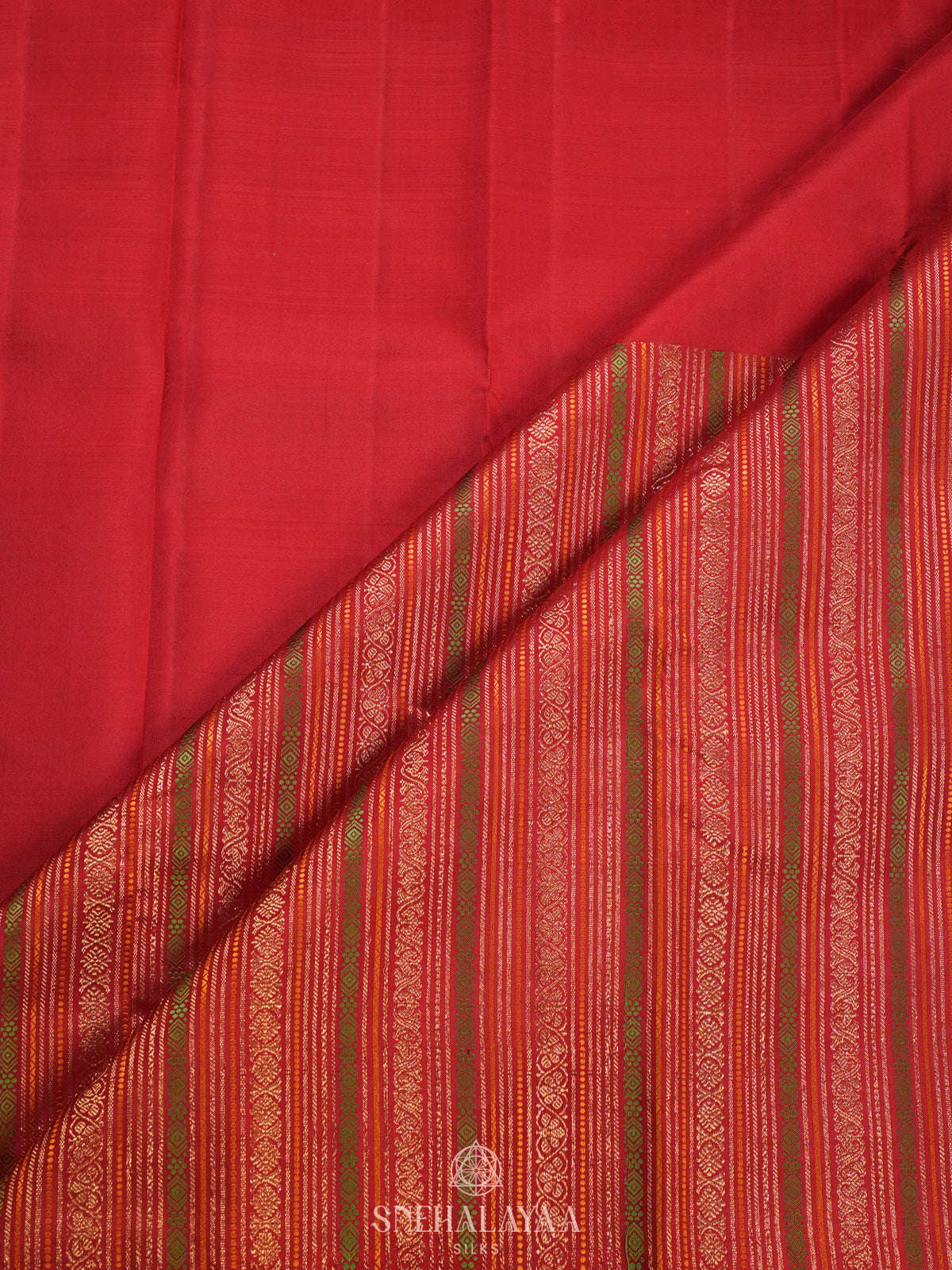 Red Kanjivaram Silk Saree
