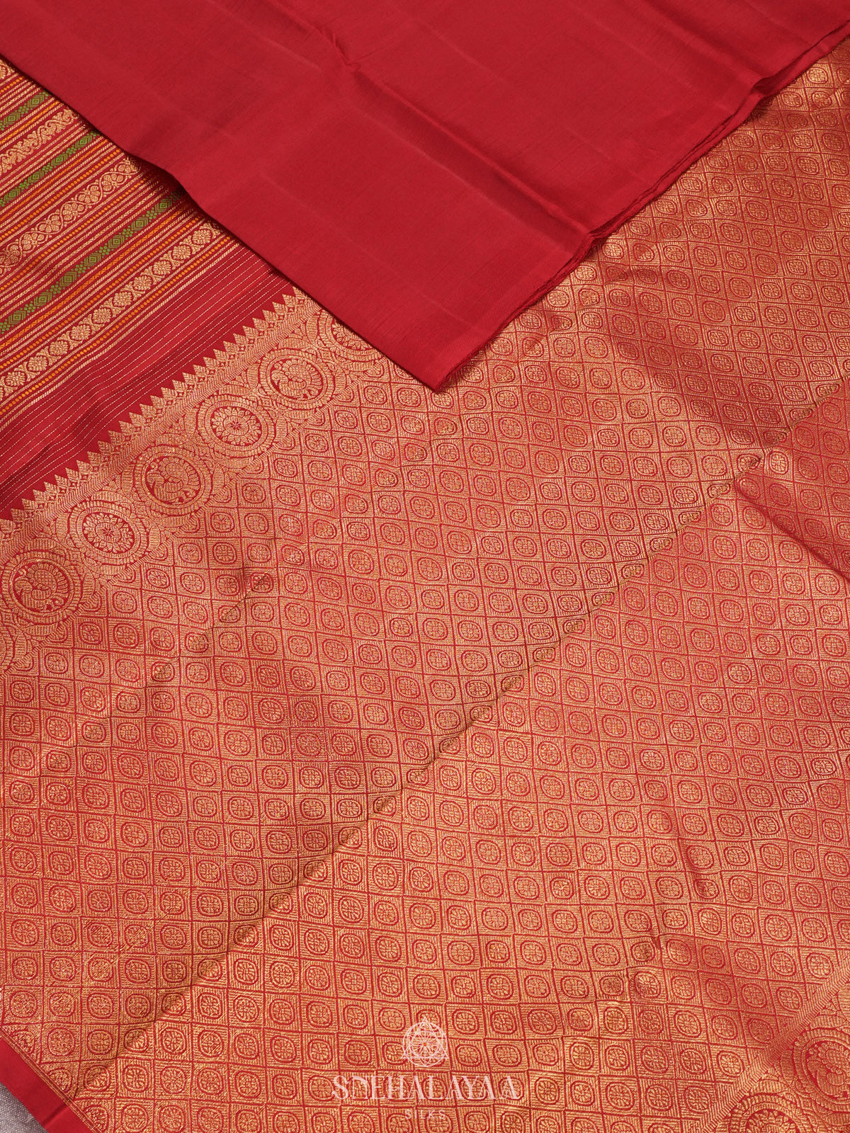 Red Kanjivaram Silk Saree