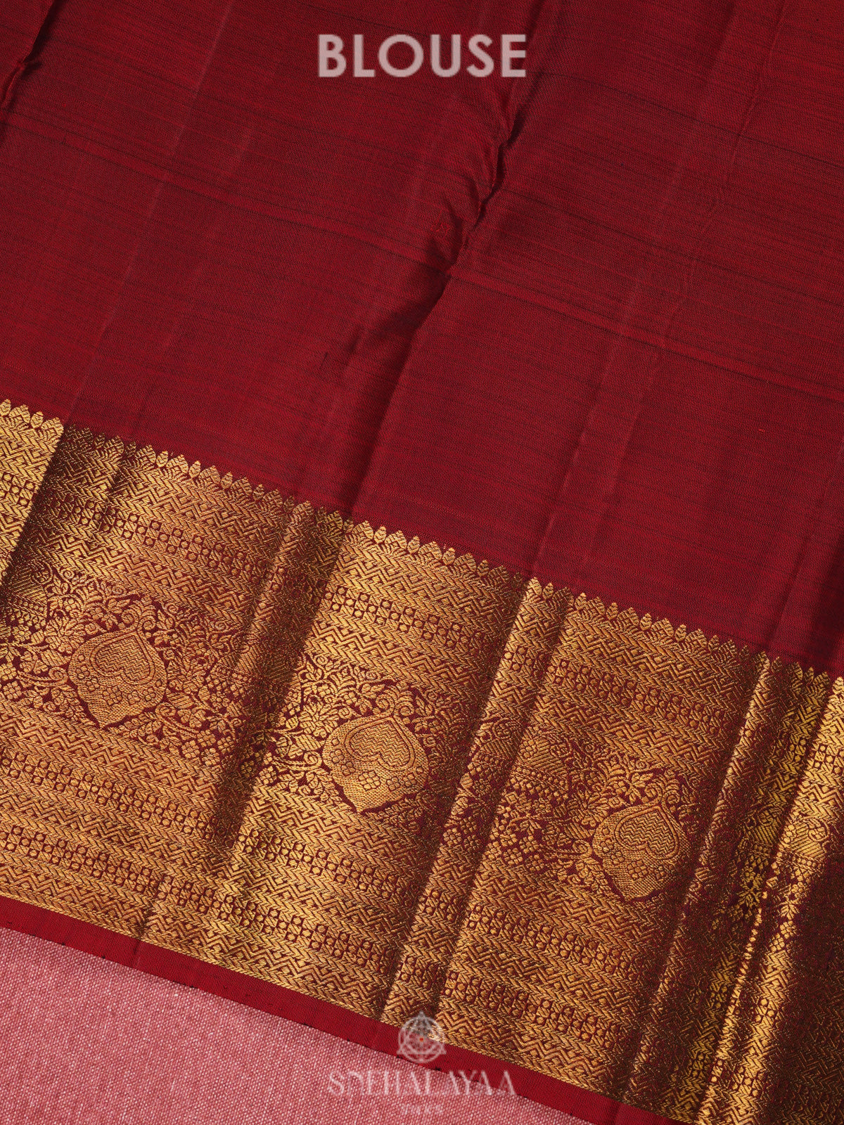 Navy Blue Kanjivaram Silk Saree