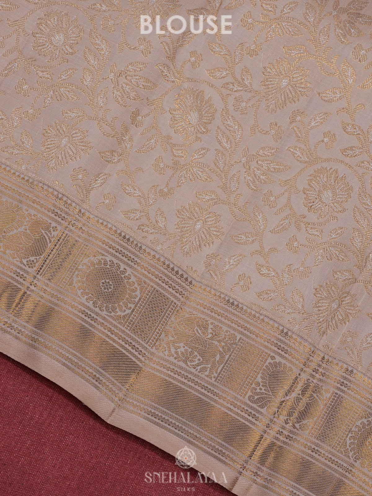 Orange Kanjivaram Silk Saree