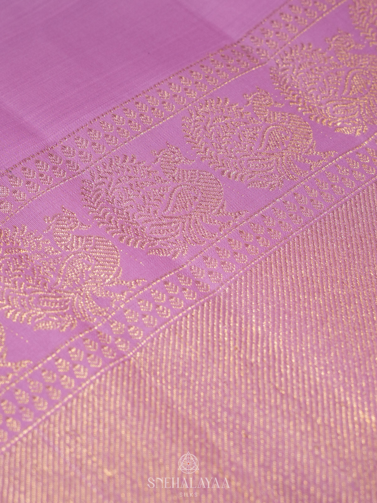 Pink Kanjivaram Silk Saree