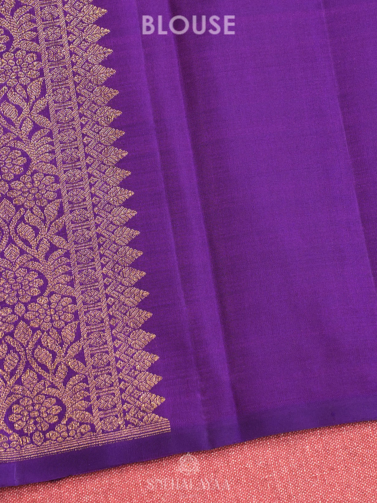Purple Kanjivaram Silk Saree