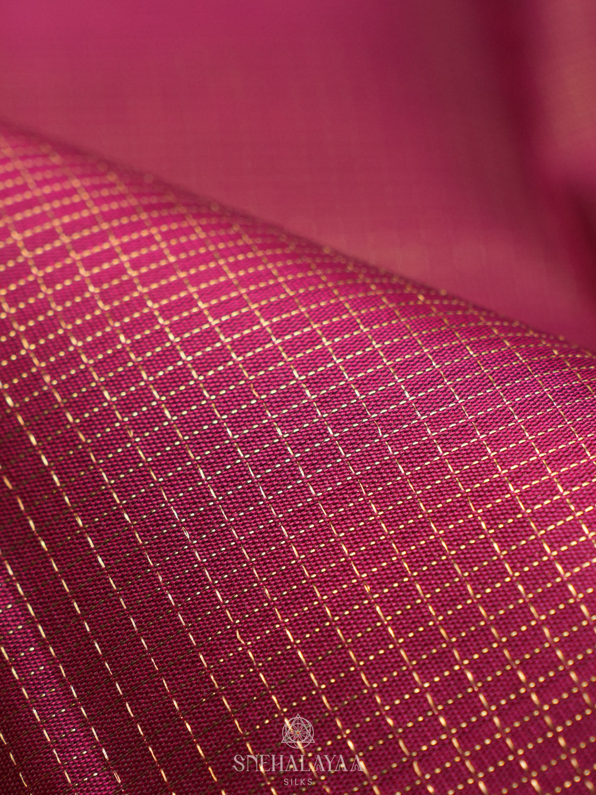 Magenta Pink Kanjivaram Silk Saree
