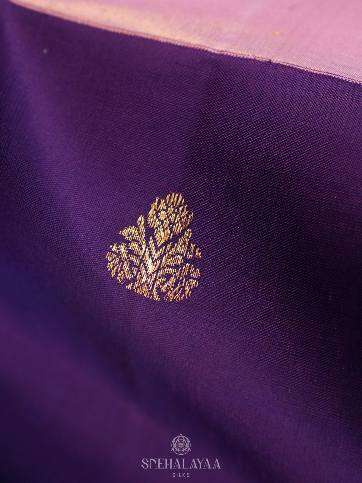 Purple Kanjivaram Silk Saree