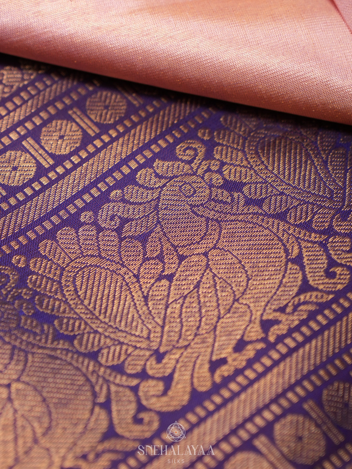 Purple Kanjivaram Silk Saree
