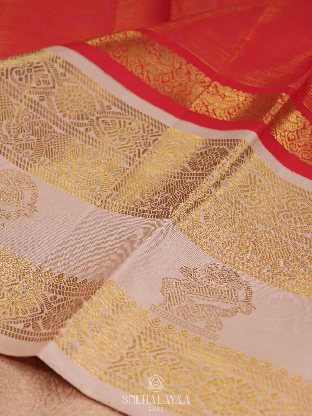 Red Kanjivaram Silk Saree