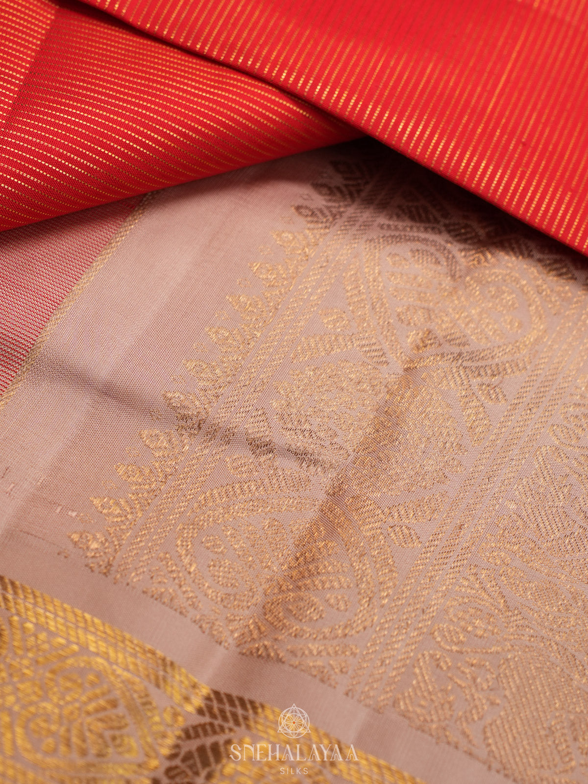 Red Kanjivaram Silk Saree
