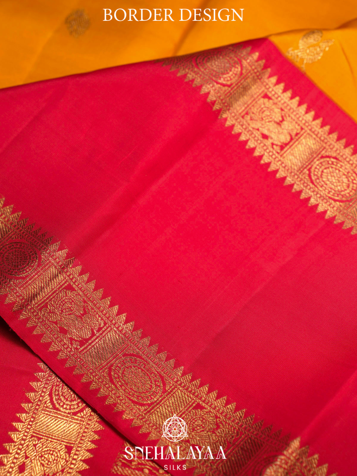 Yellow Kanjivaram Silk Saree