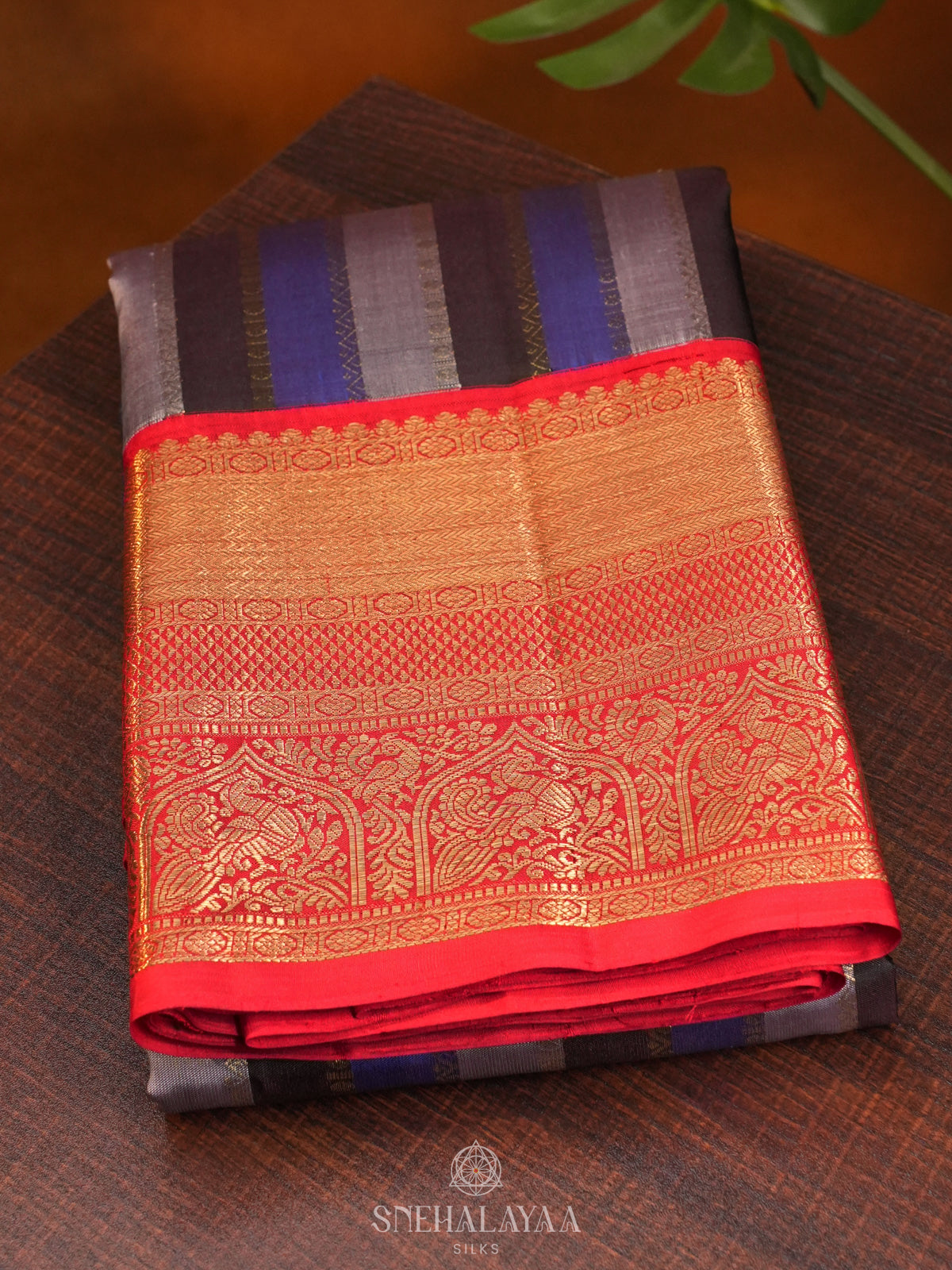 Multicolour Kanjivaram Silk Saree