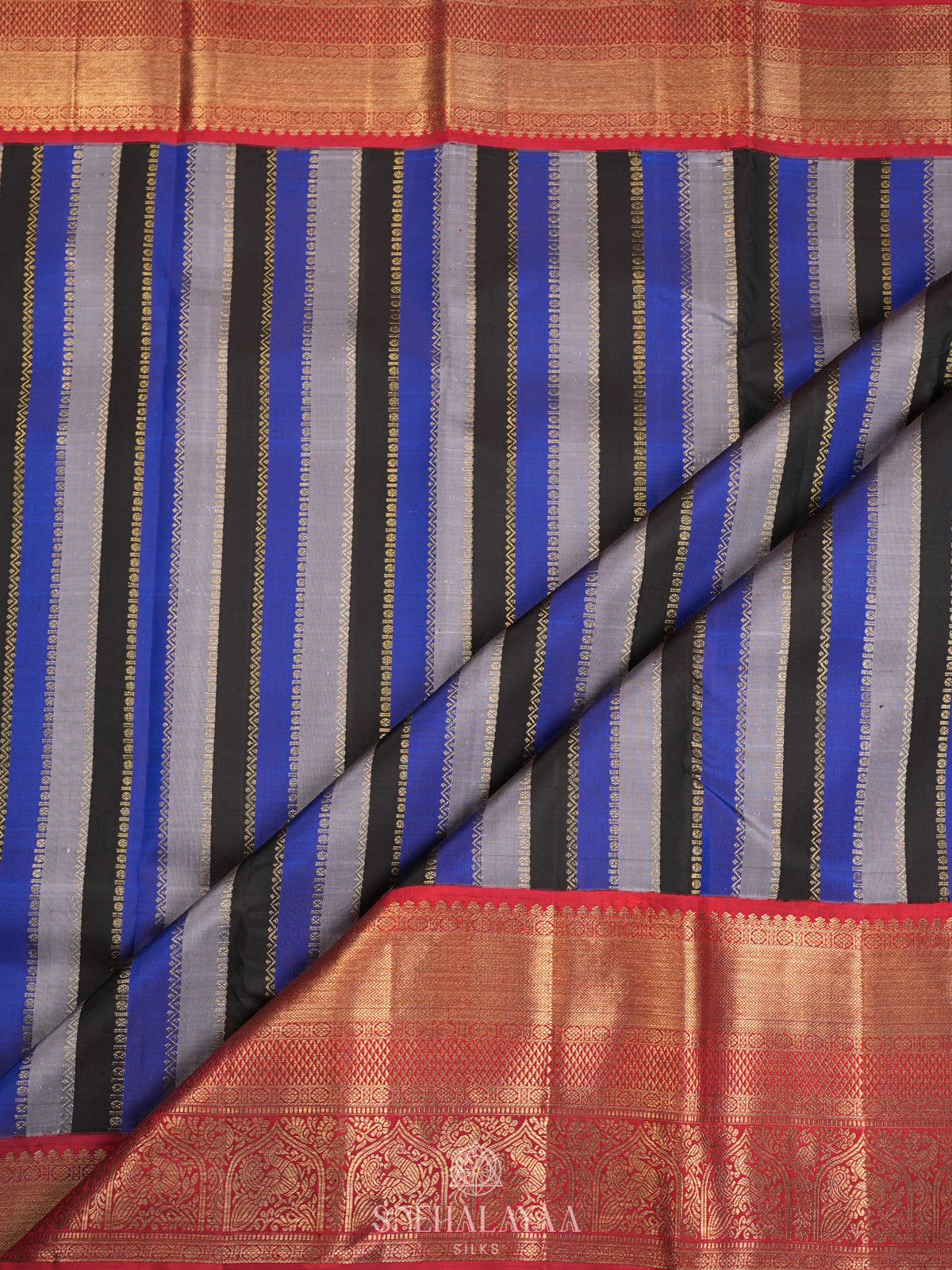 Multicolour Kanjivaram Silk Saree