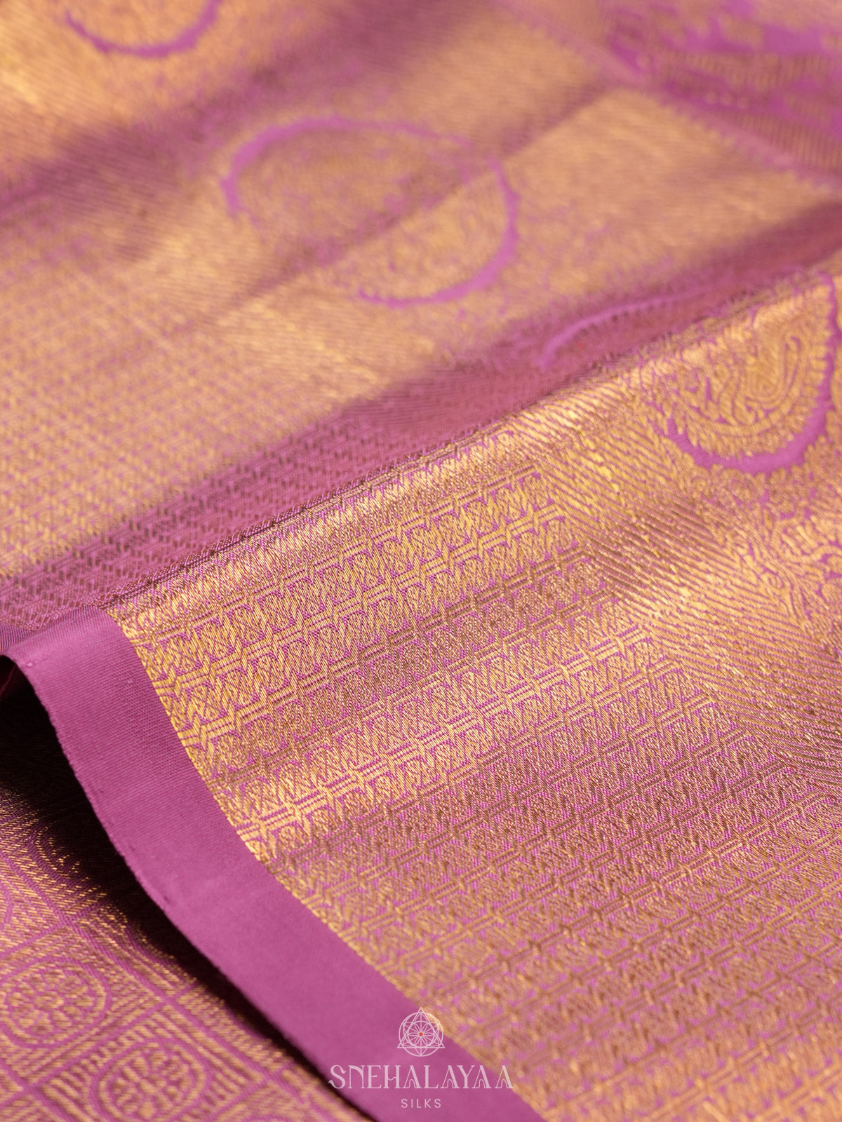 Pink Kanjivaram Silk Saree