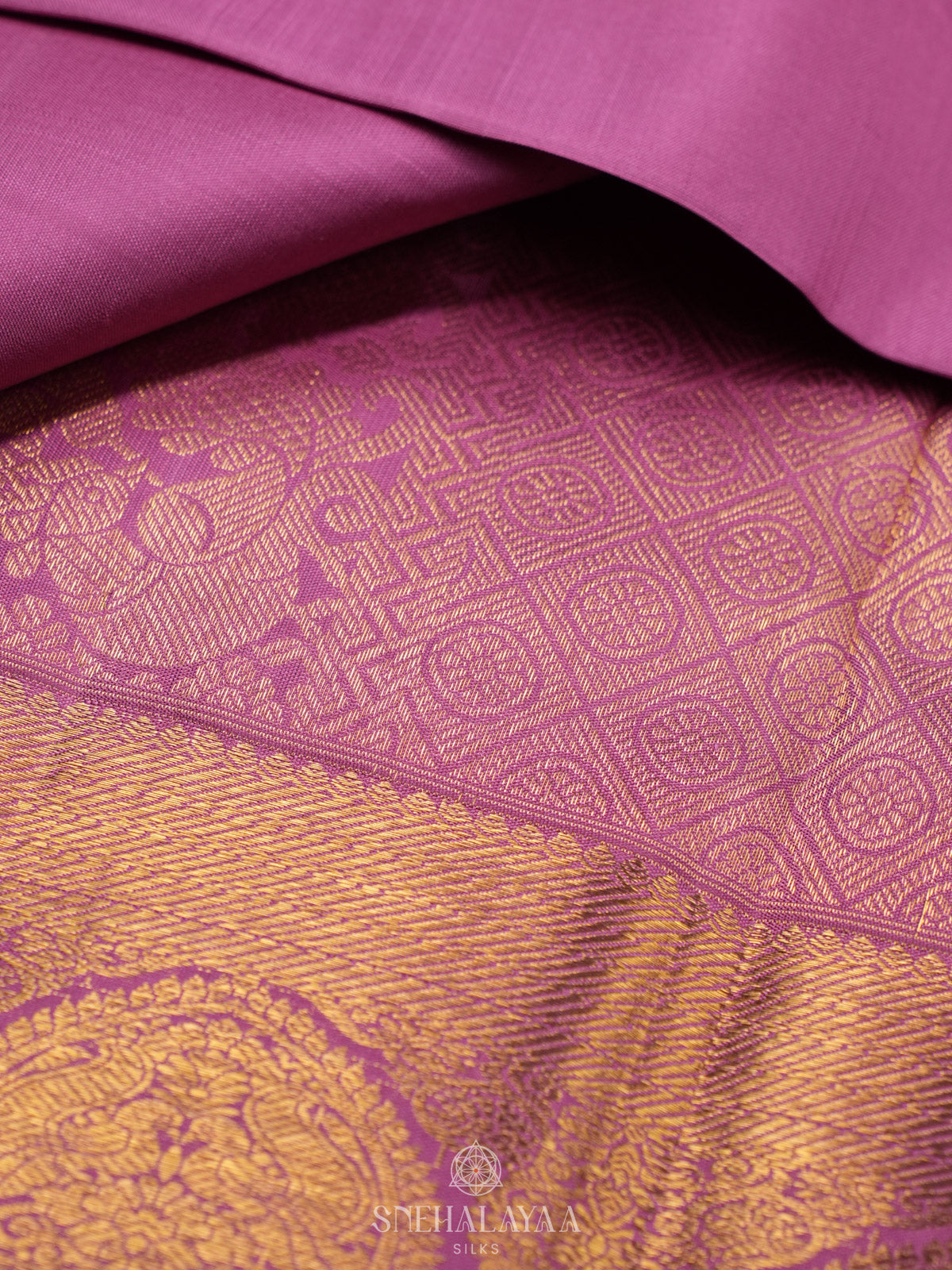Pink Kanjivaram Silk Saree