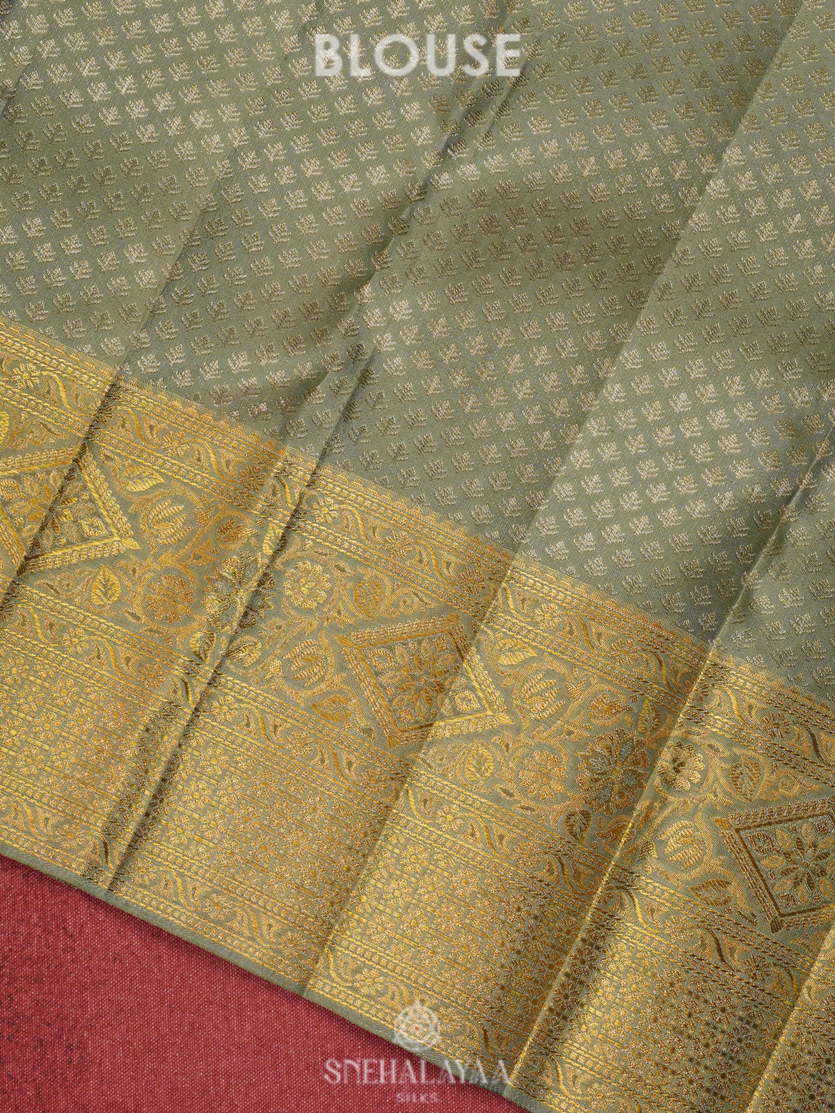 Green Tissue Kanjivaram Silk Saree