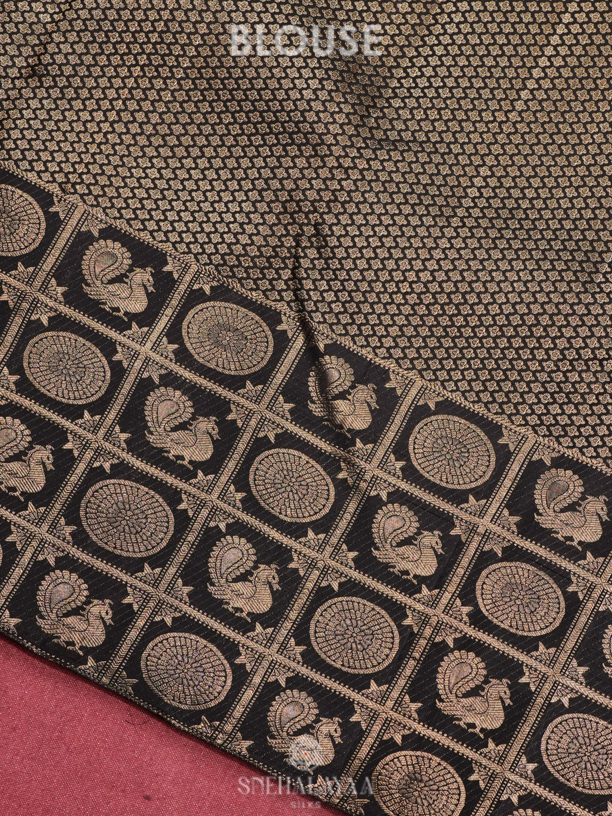 Cream Kanjivaram Silk Saree