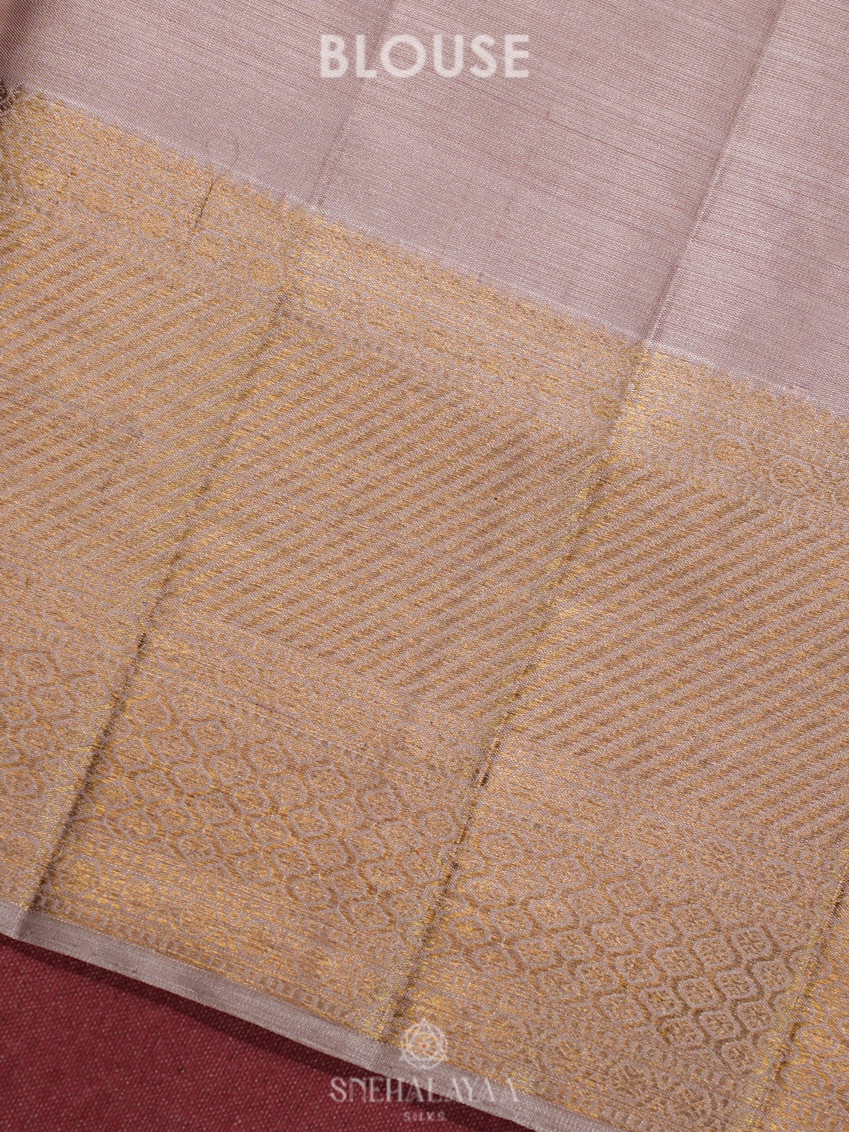 Off White Tissue Kanjivaram Silk Saree