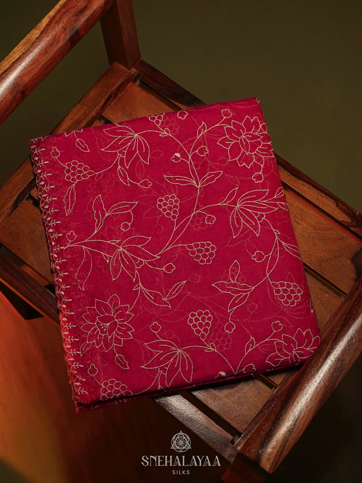 Magenta Pink Kota Saree