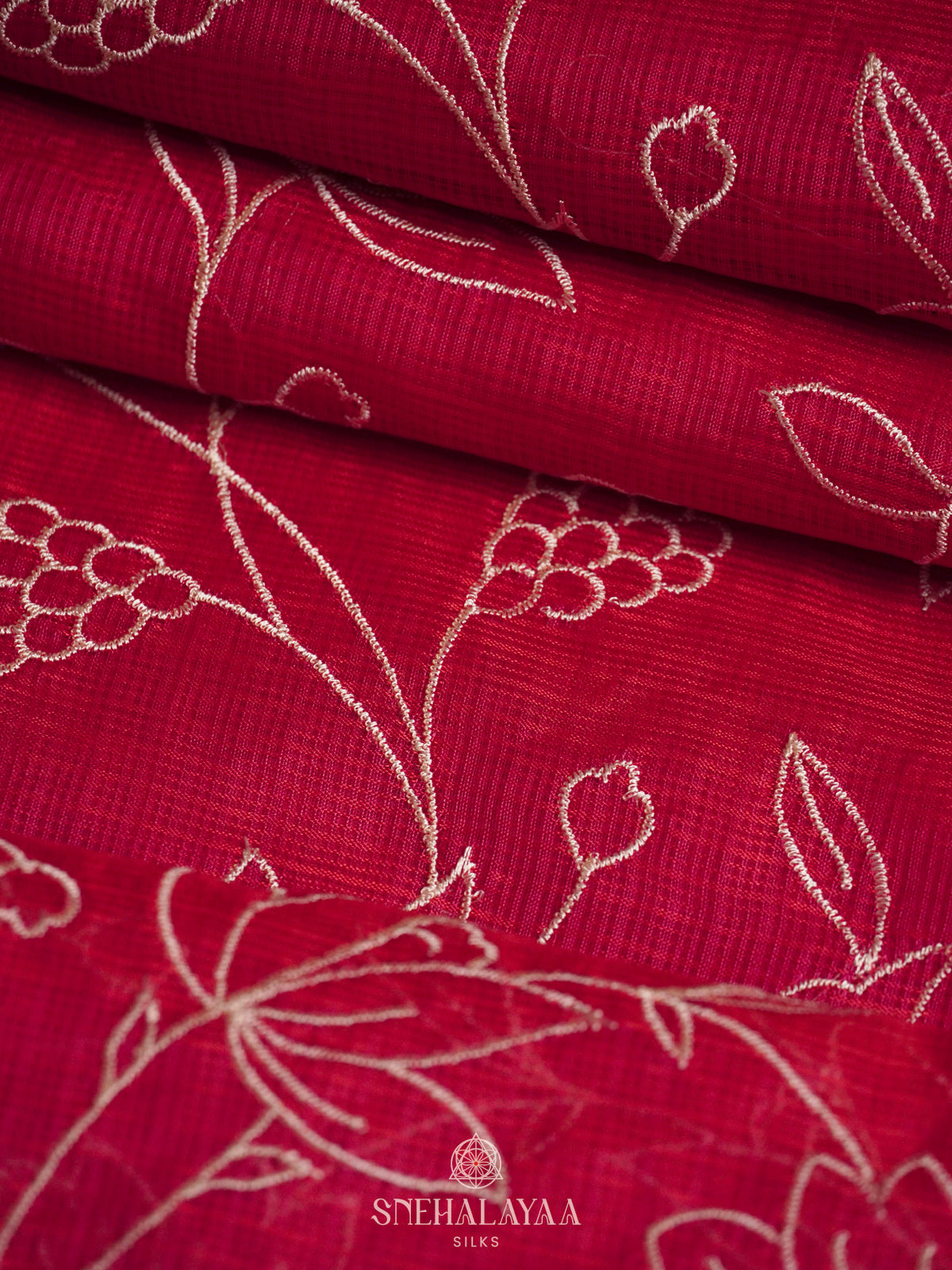 Magenta Pink Kota Saree
