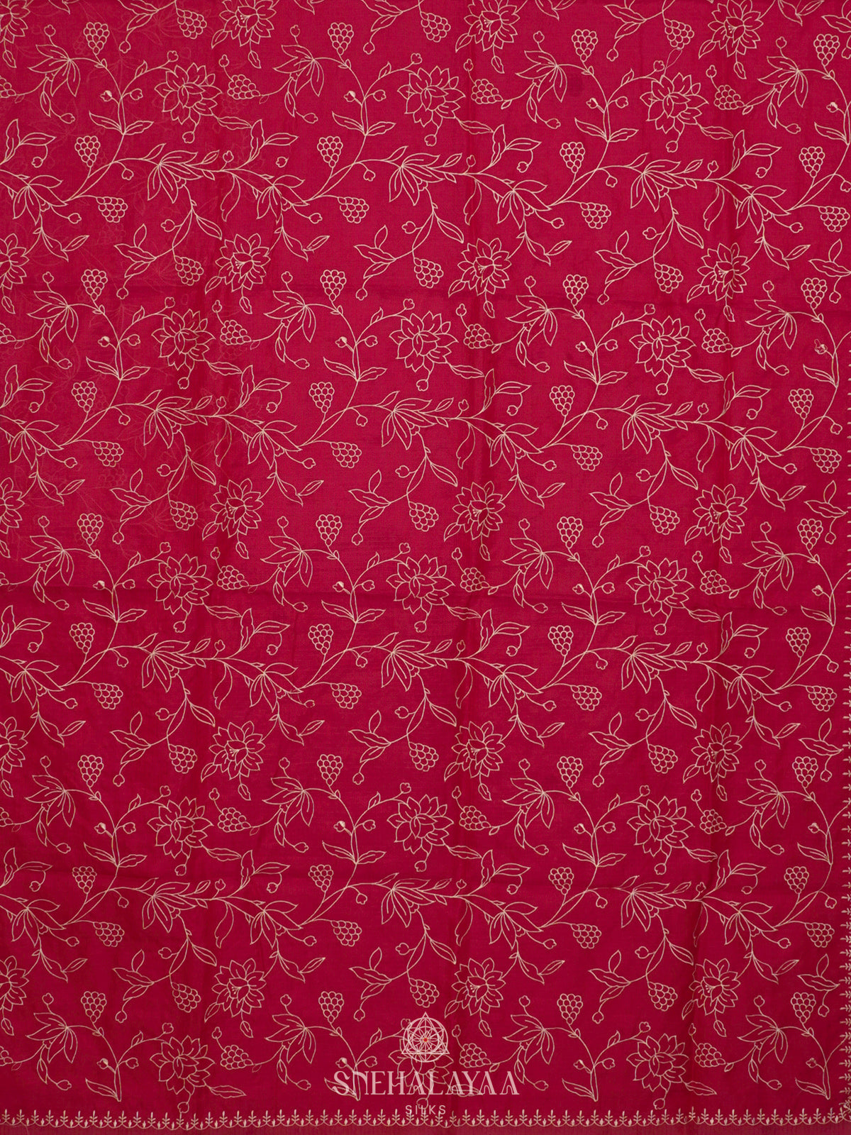 Magenta Pink Kota Saree