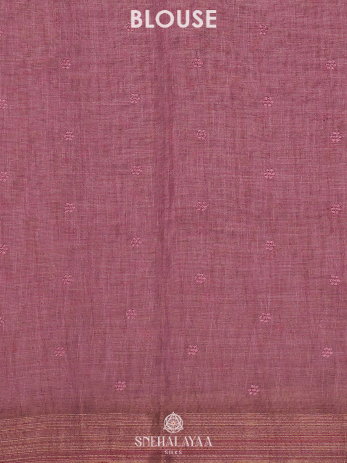 Pink Linen Saree