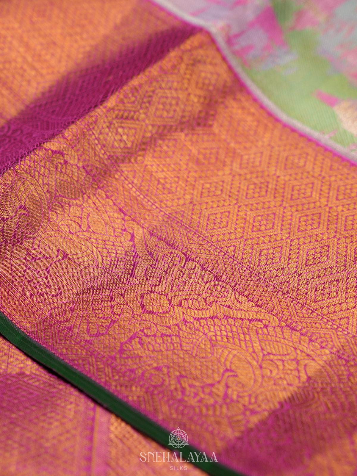 Multicolour Tissue Kanjivaram Silk Saree