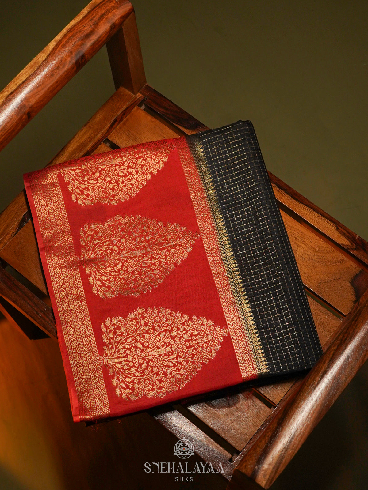 Black Banaras Silk Saree