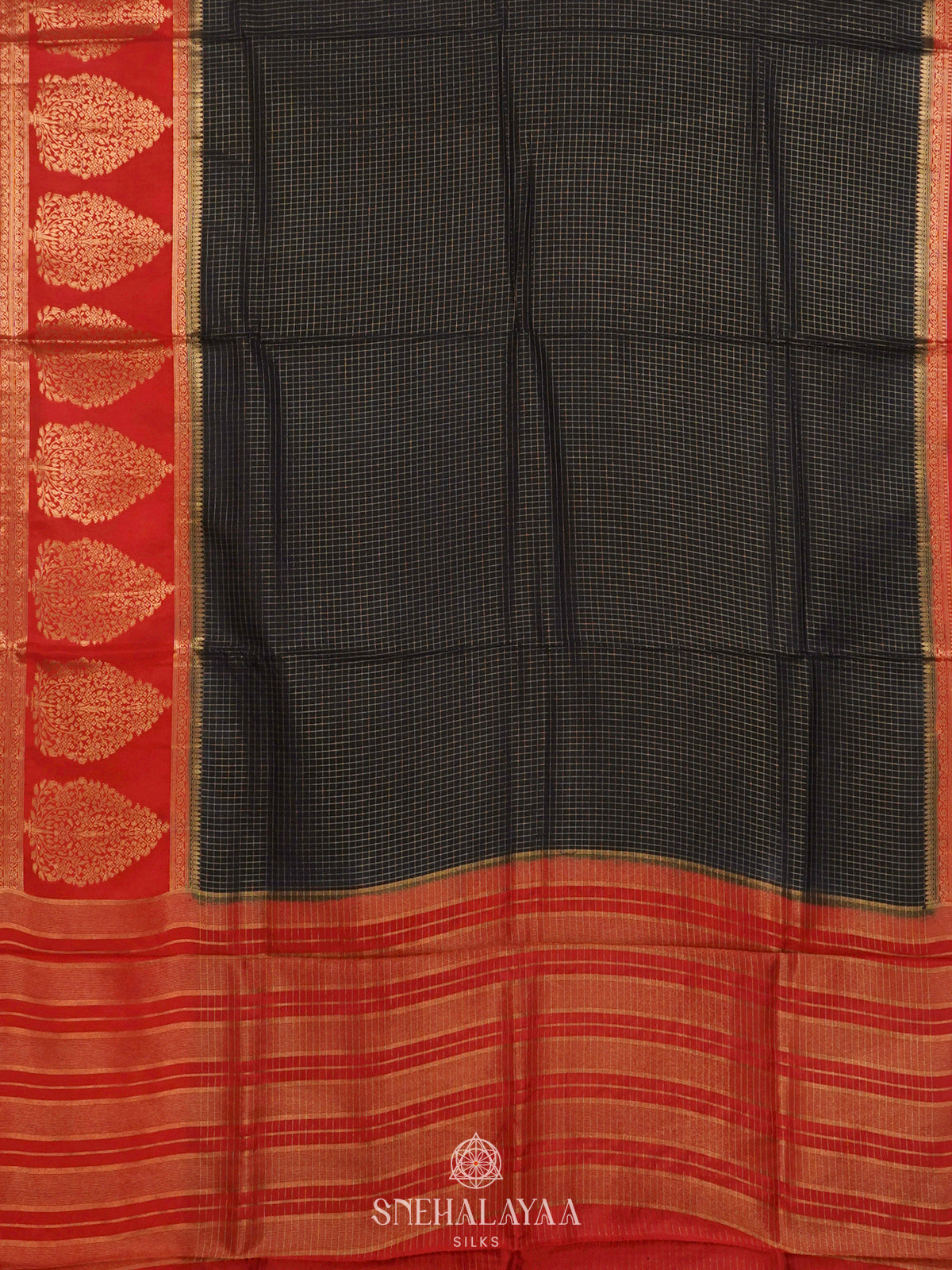 Black Banaras Silk Saree