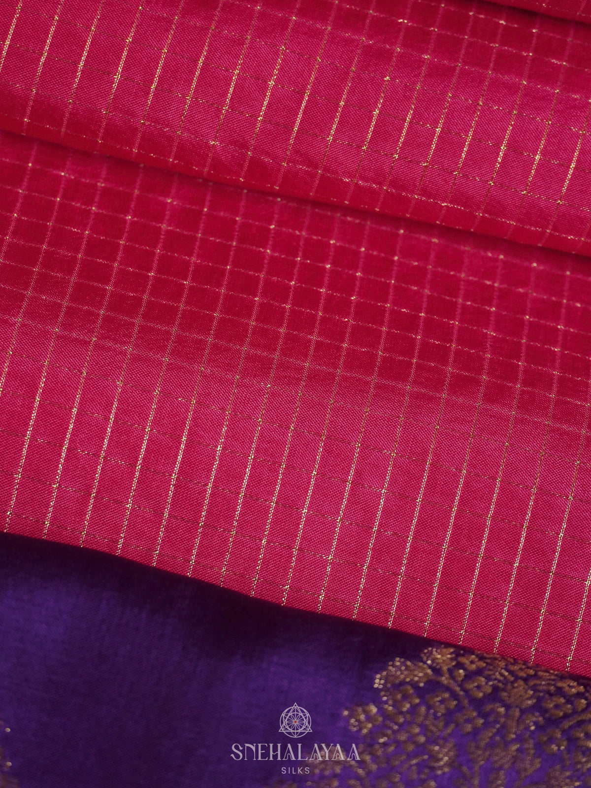 Pink Banaras Silk Saree