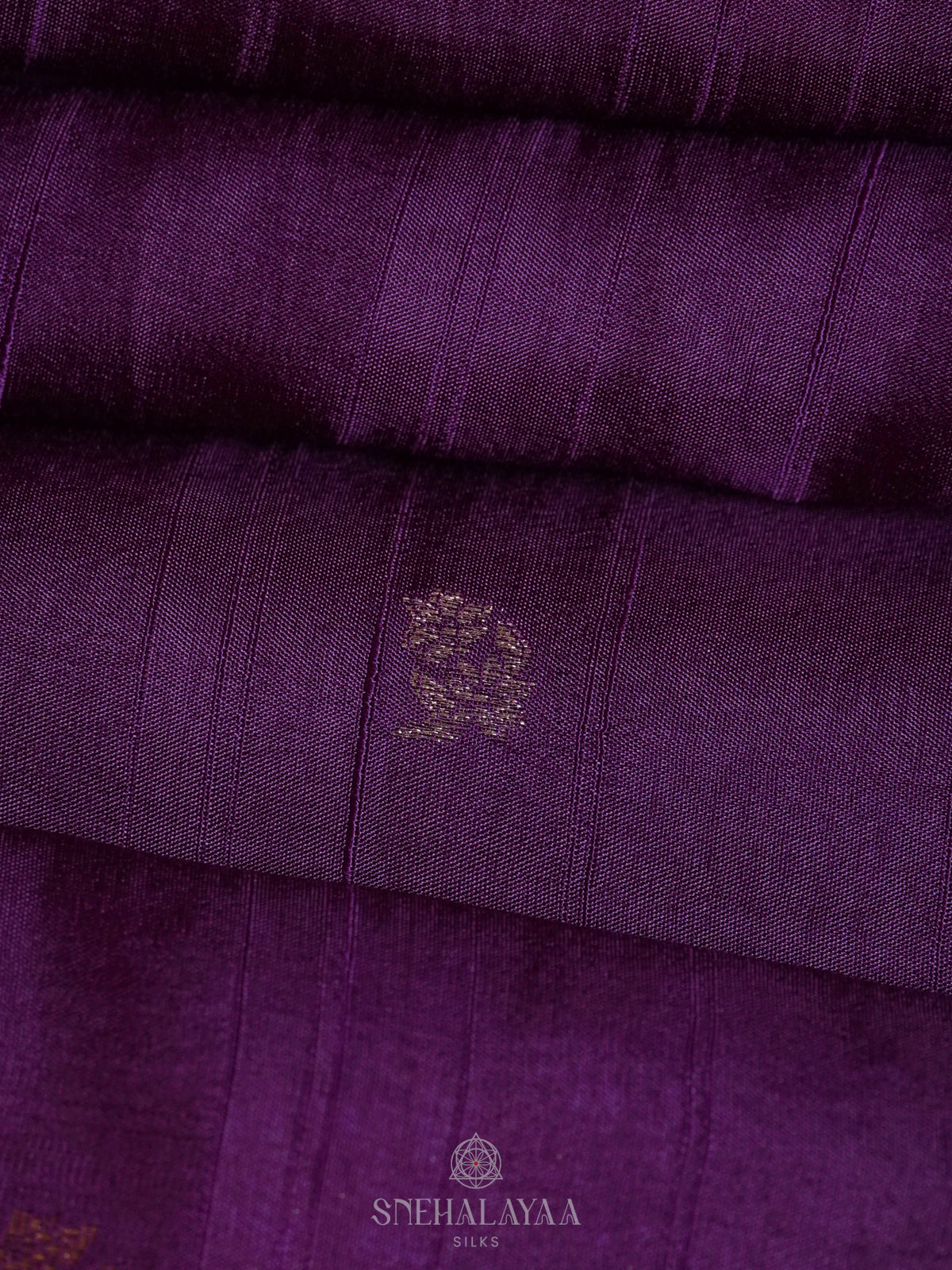 Purple Banaras Silk Saree