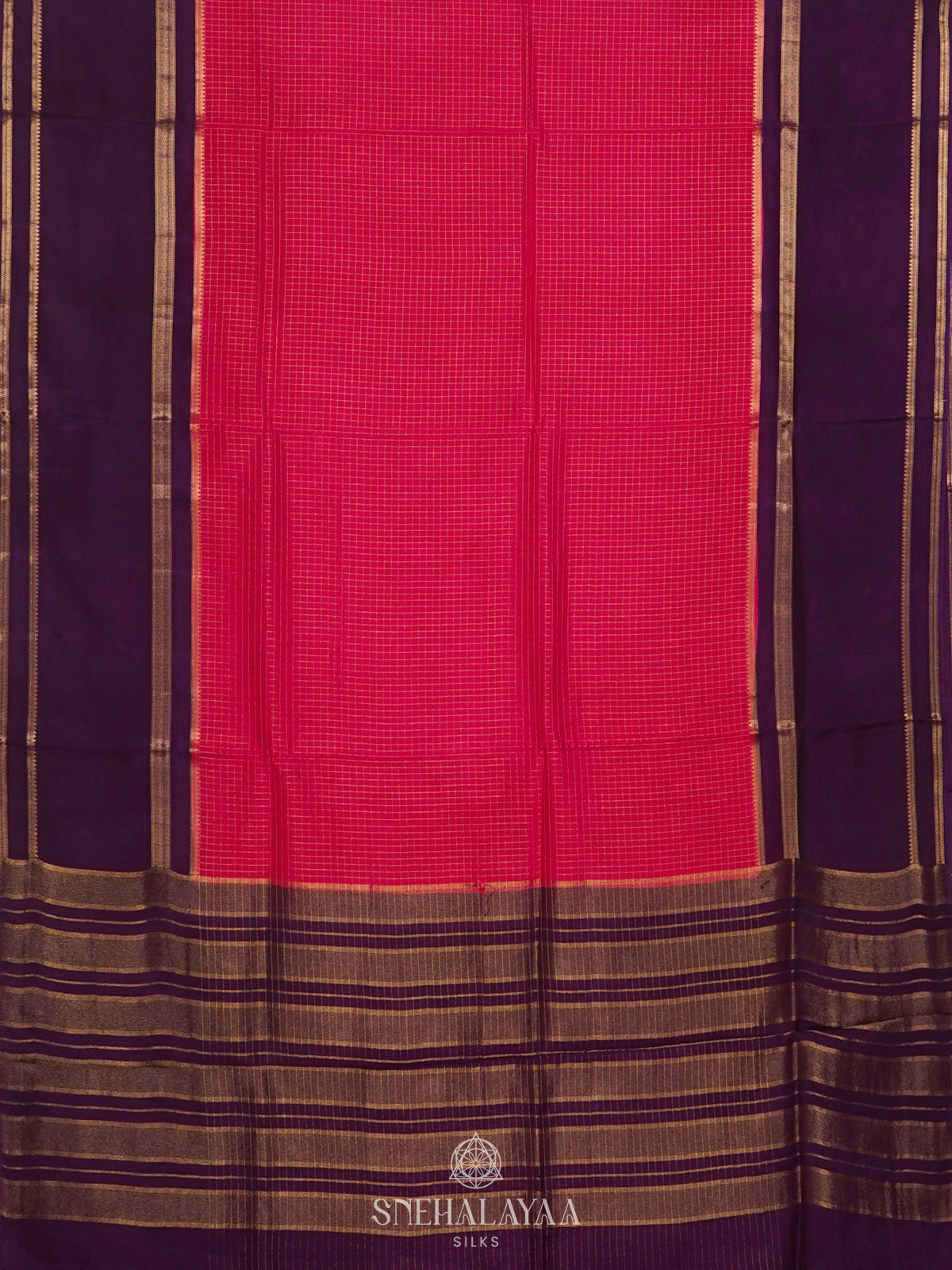Pink Banaras Silk Saree