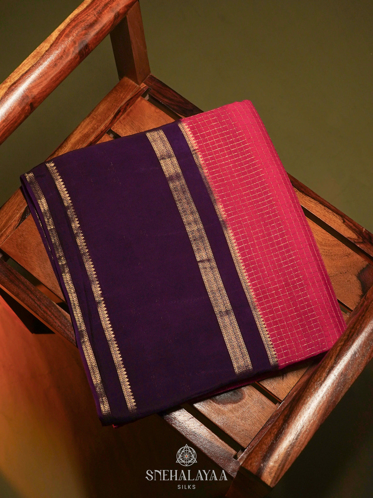 Pink Banaras Silk Saree