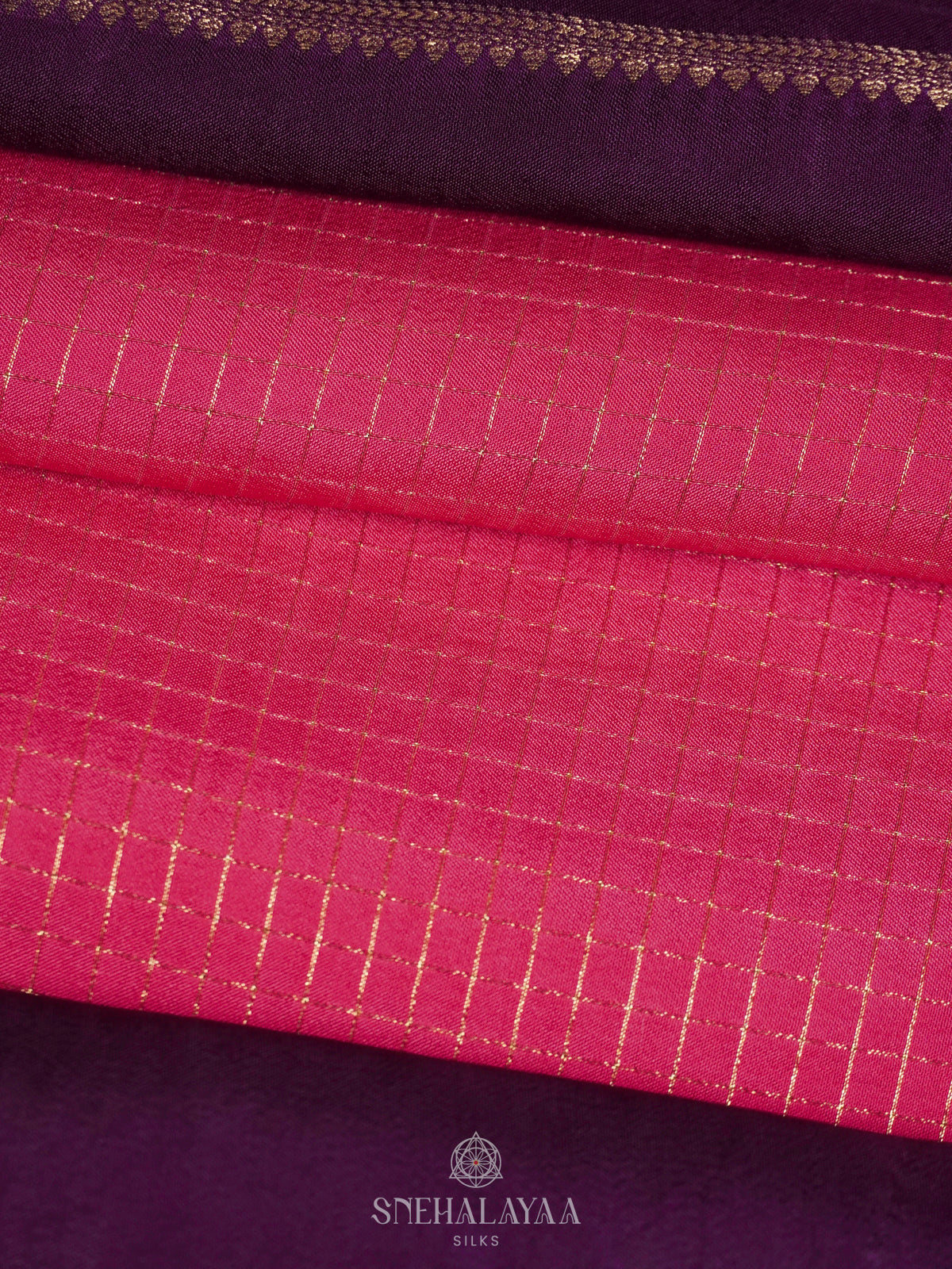 Pink Banaras Silk Saree