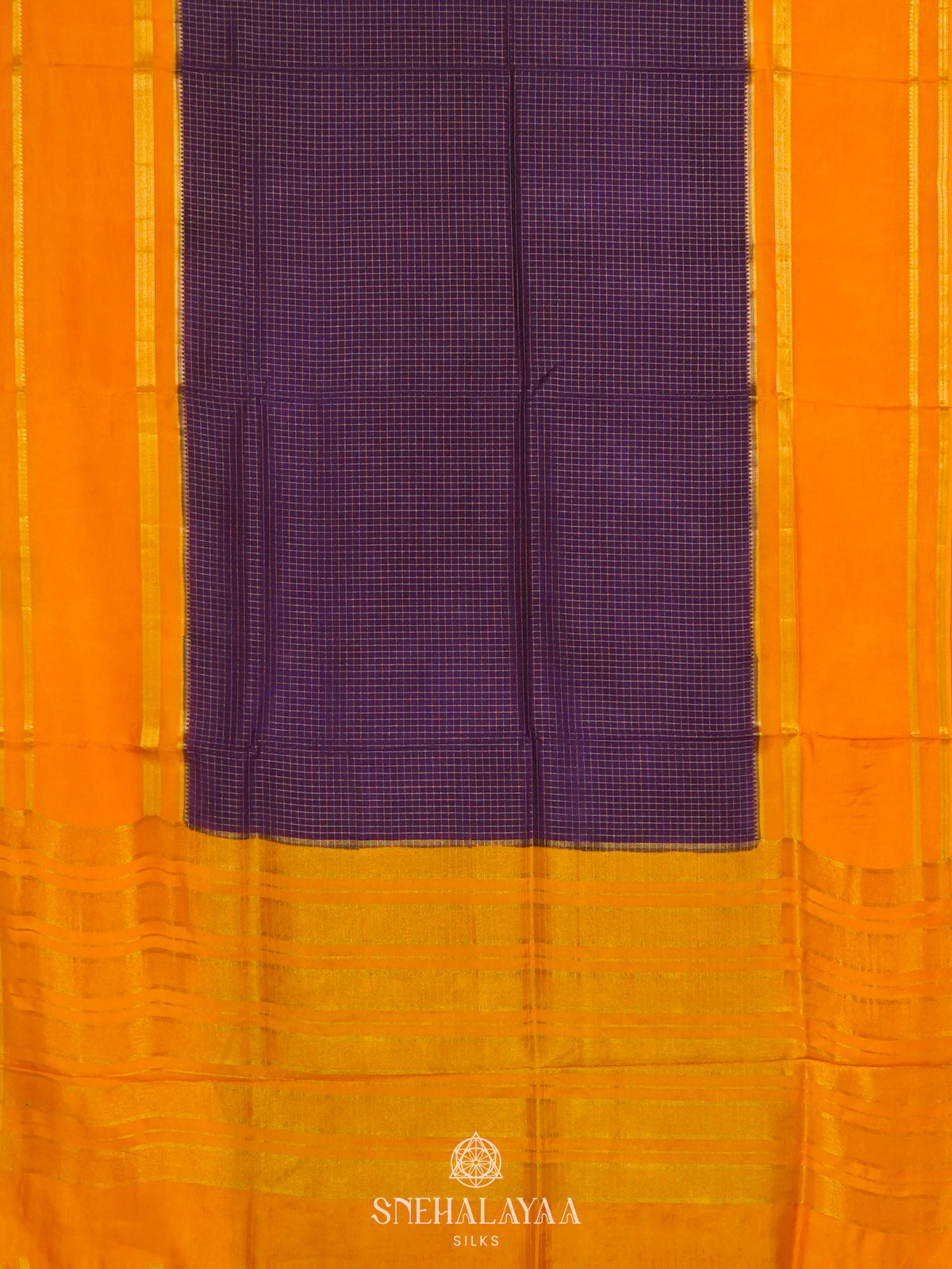 Purple Banaras Silk Saree