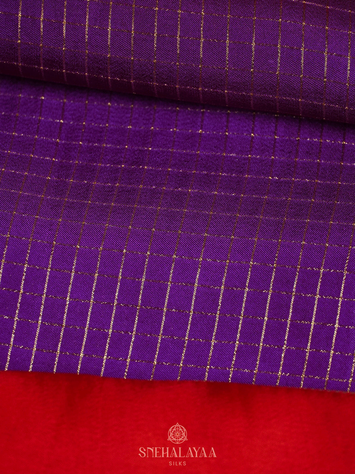 Purple Banaras Silk Saree