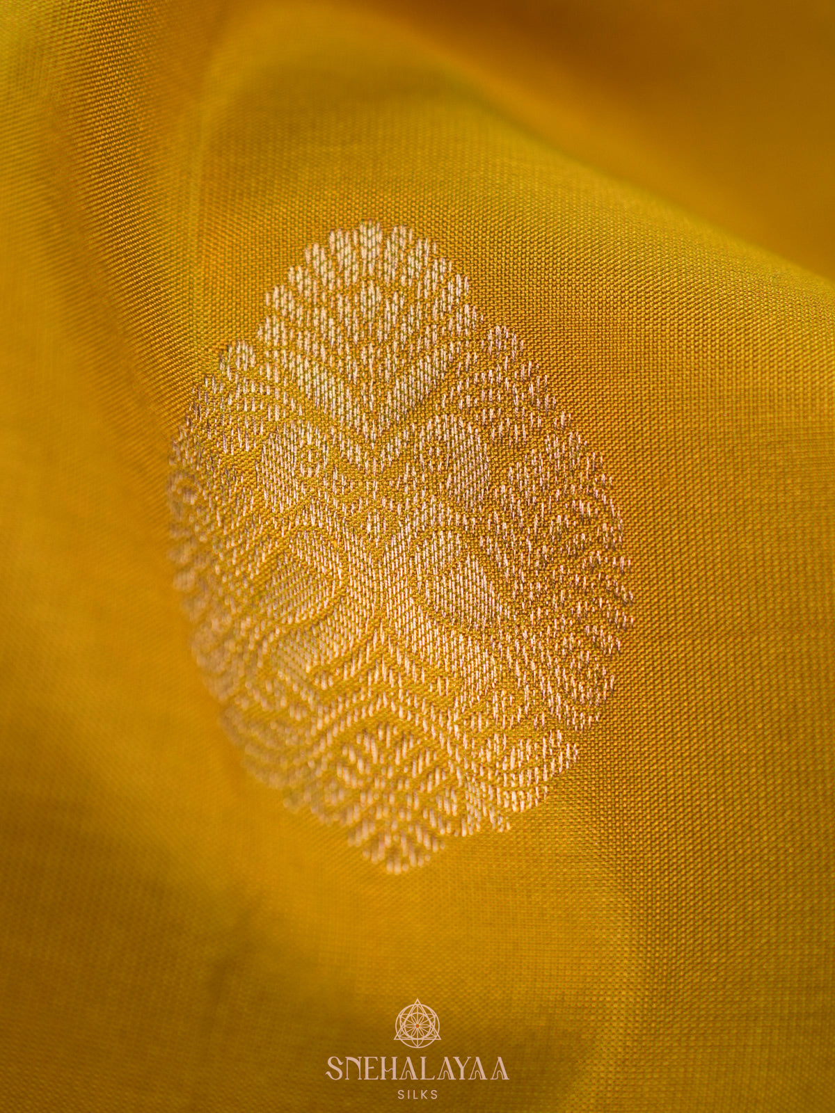 Yellow Kanjivaram Silk Saree
