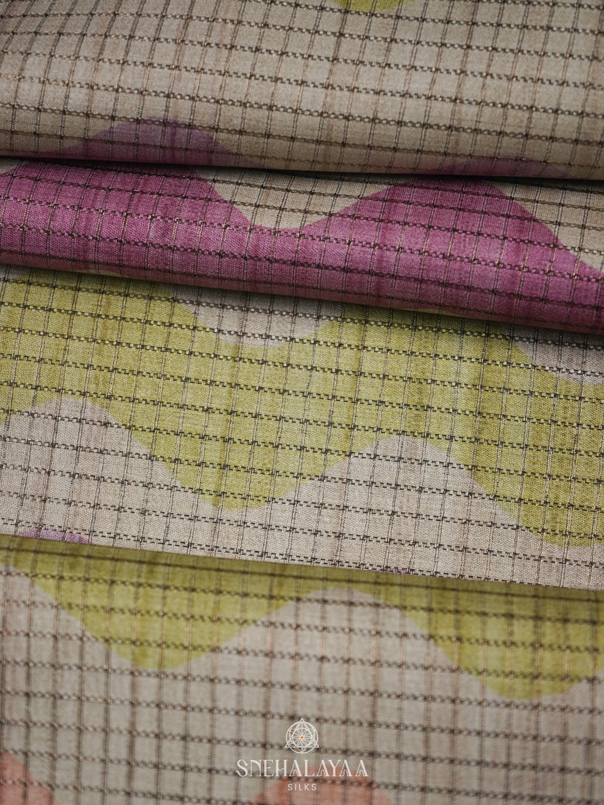 Multicolour Tussar Saree