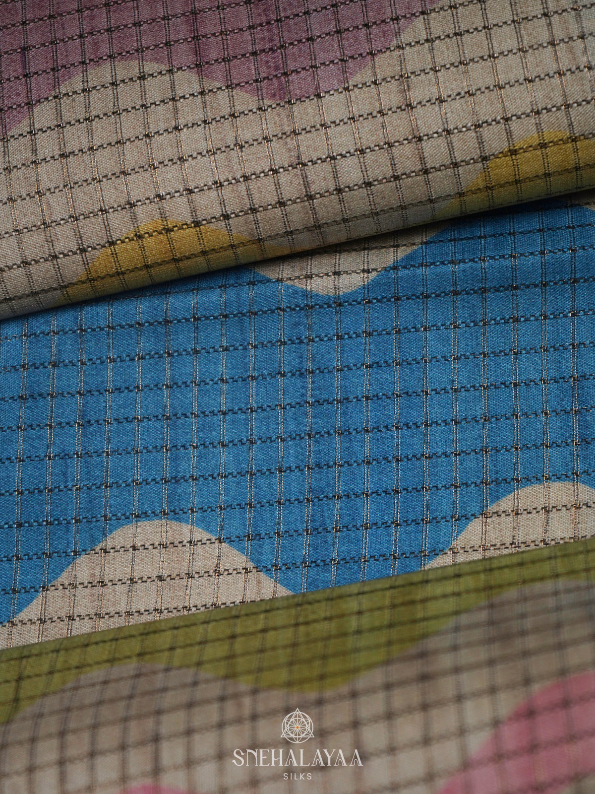 Multicolour Tussar Saree