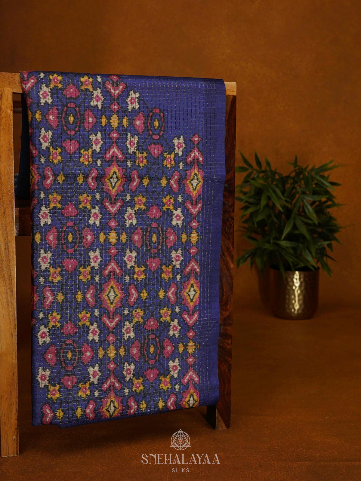Purple Tussar Saree