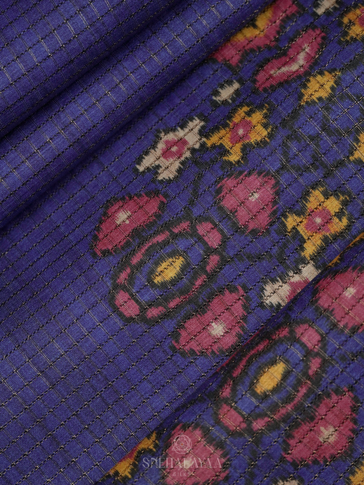 Purple Tussar Saree