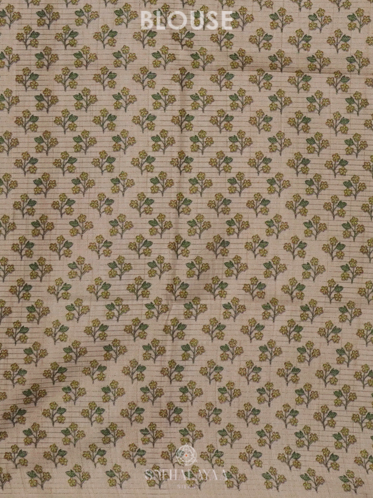 Yellow Tussar Saree