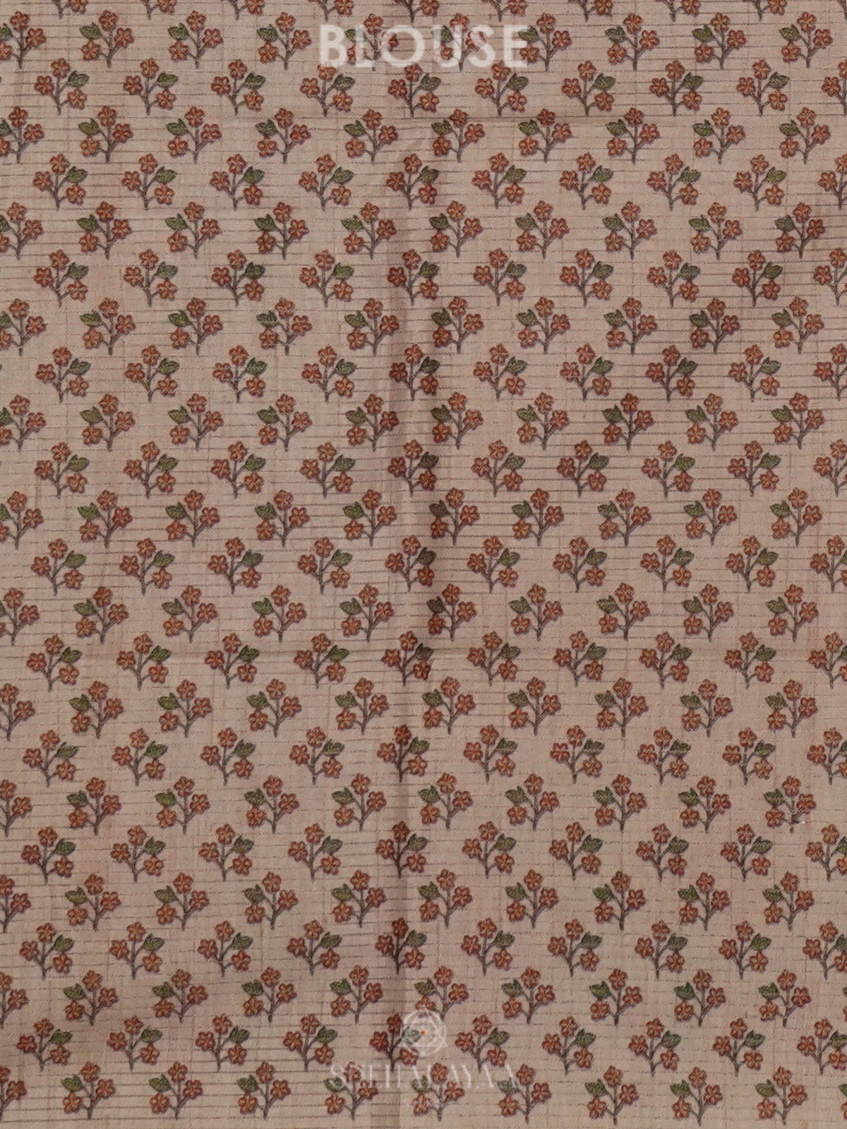 Orange Tussar Saree