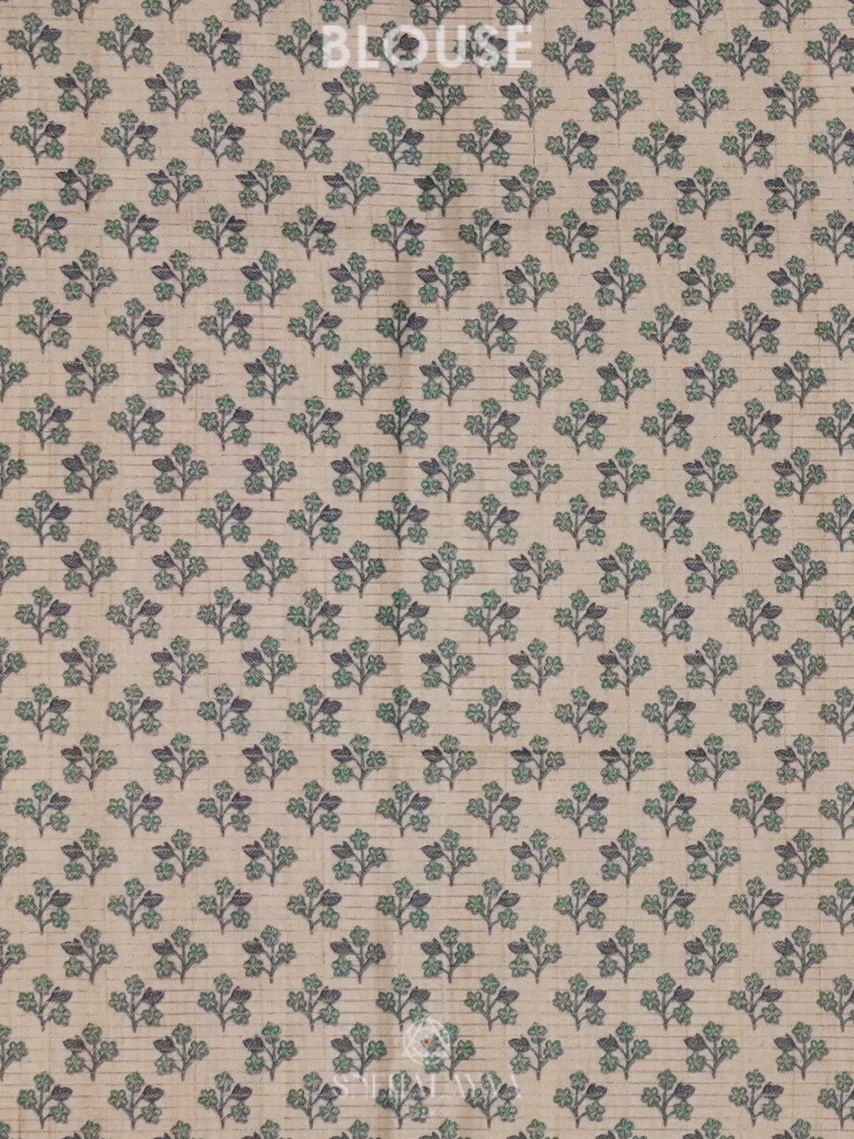 Mint Green Tussar Saree