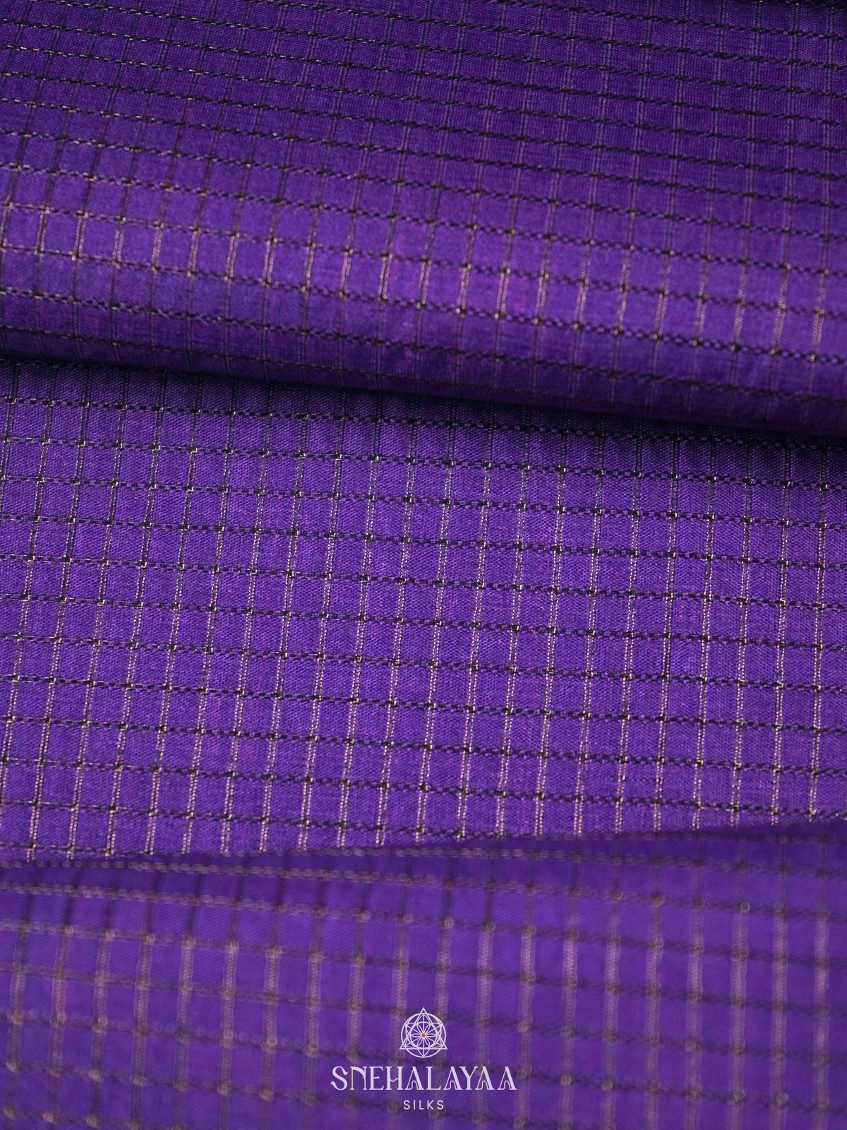 Purple Tussar Saree